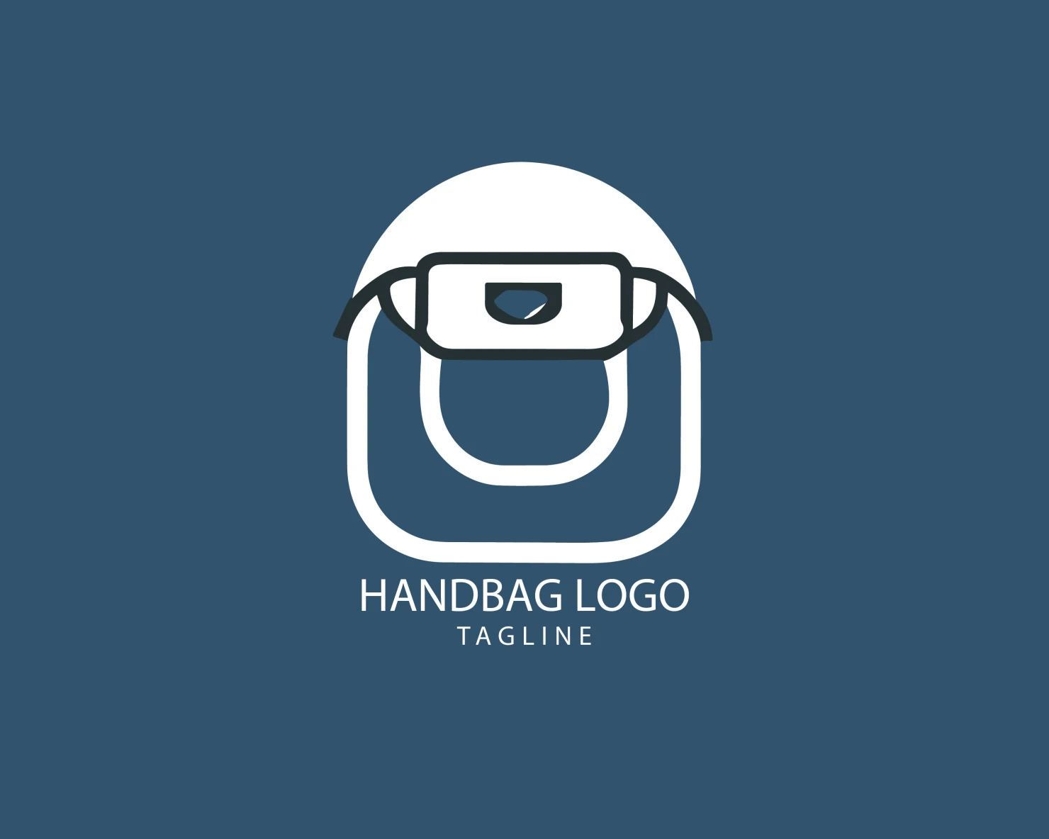 Handbag customizable logo set design #39409