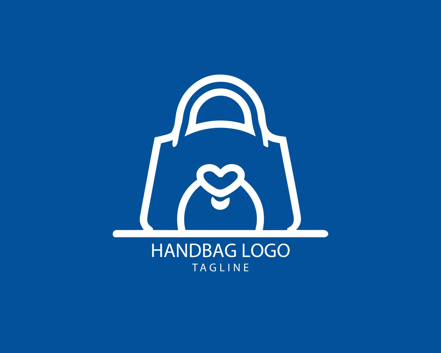 Handbag customizable logo set design #39413