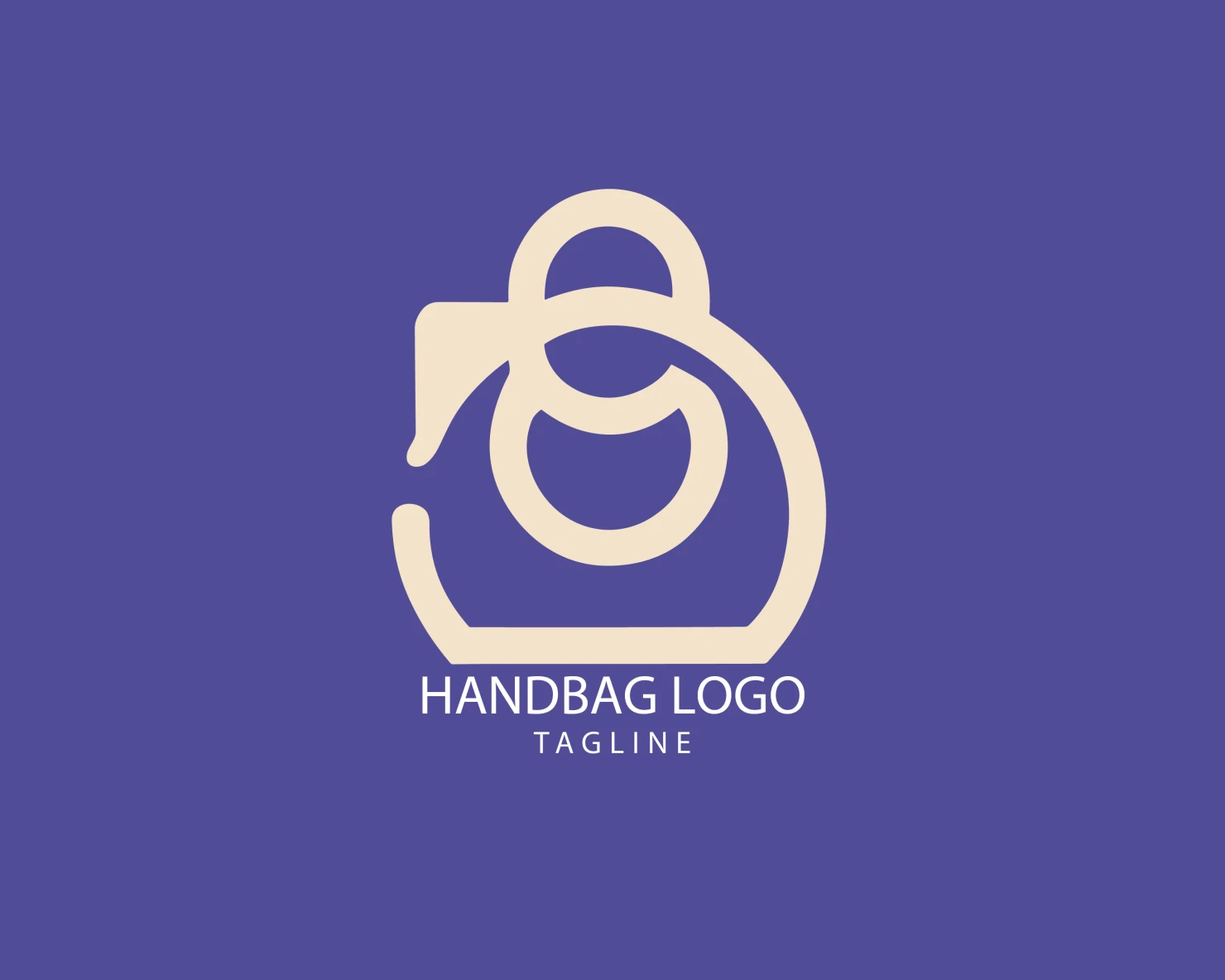 Handbag customizable logo set design #39414