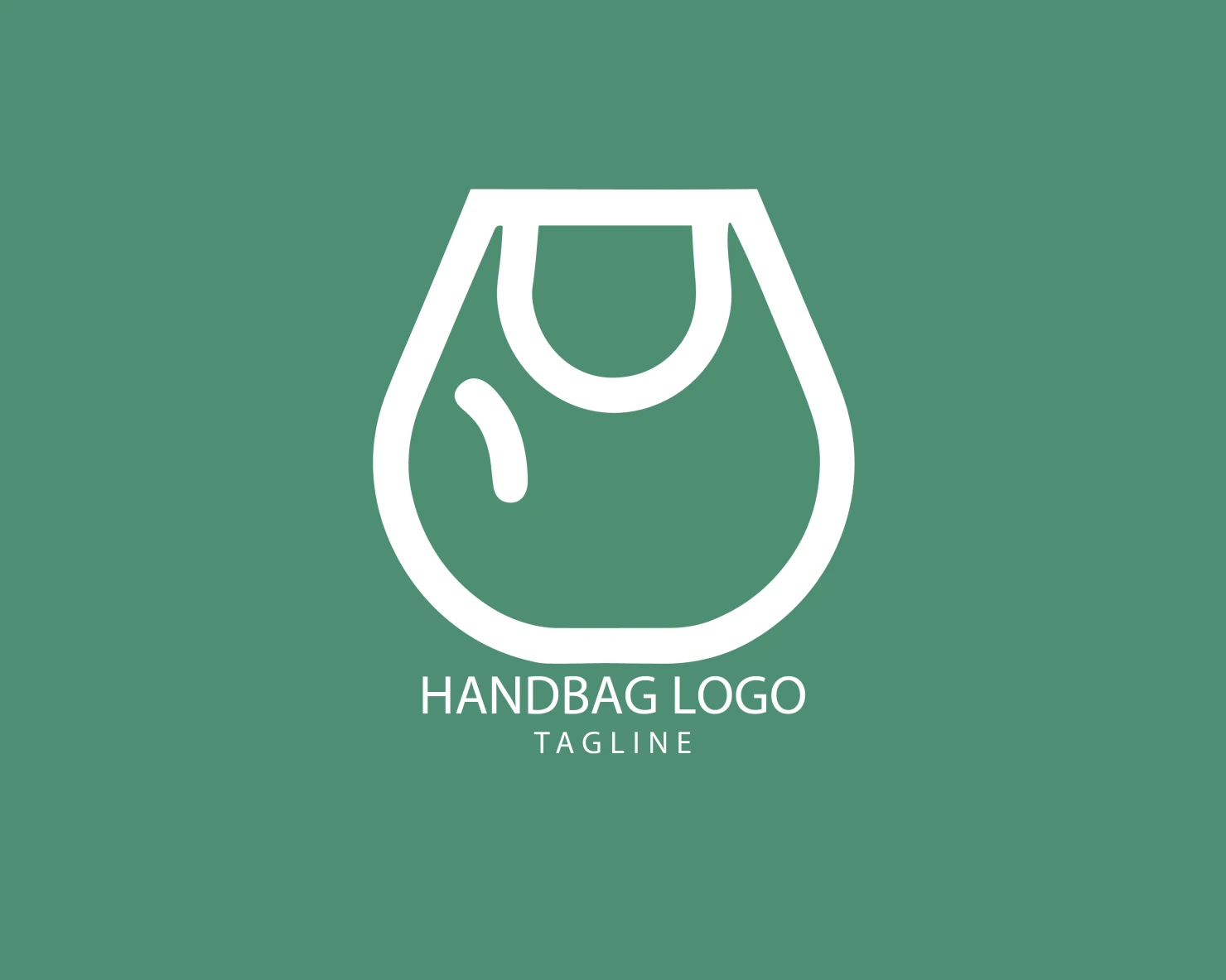 Handbag customizable logo set design #39415