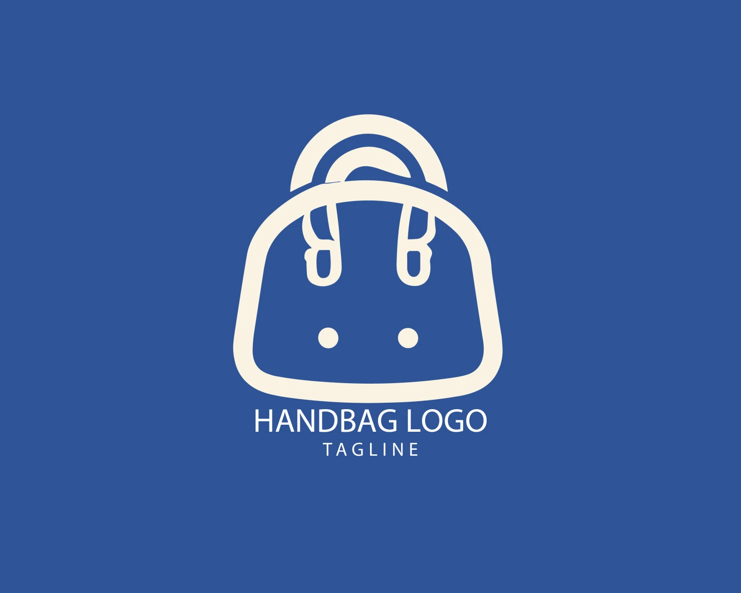 Handbag customizable logo set design #39417
