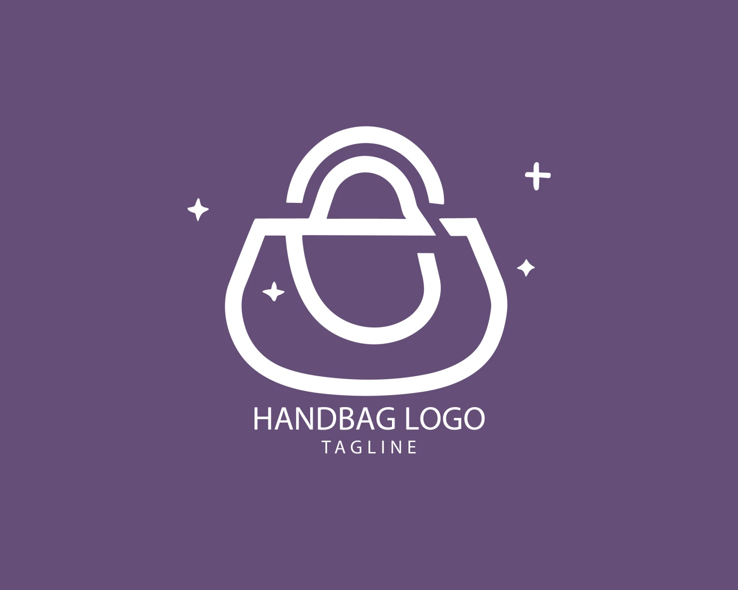 Handbag customizable logo set design #39418
