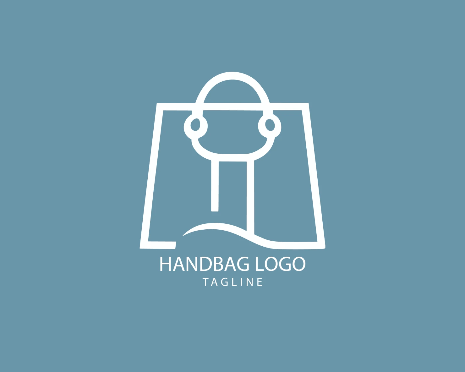 Handbag customizable logo set design #39423