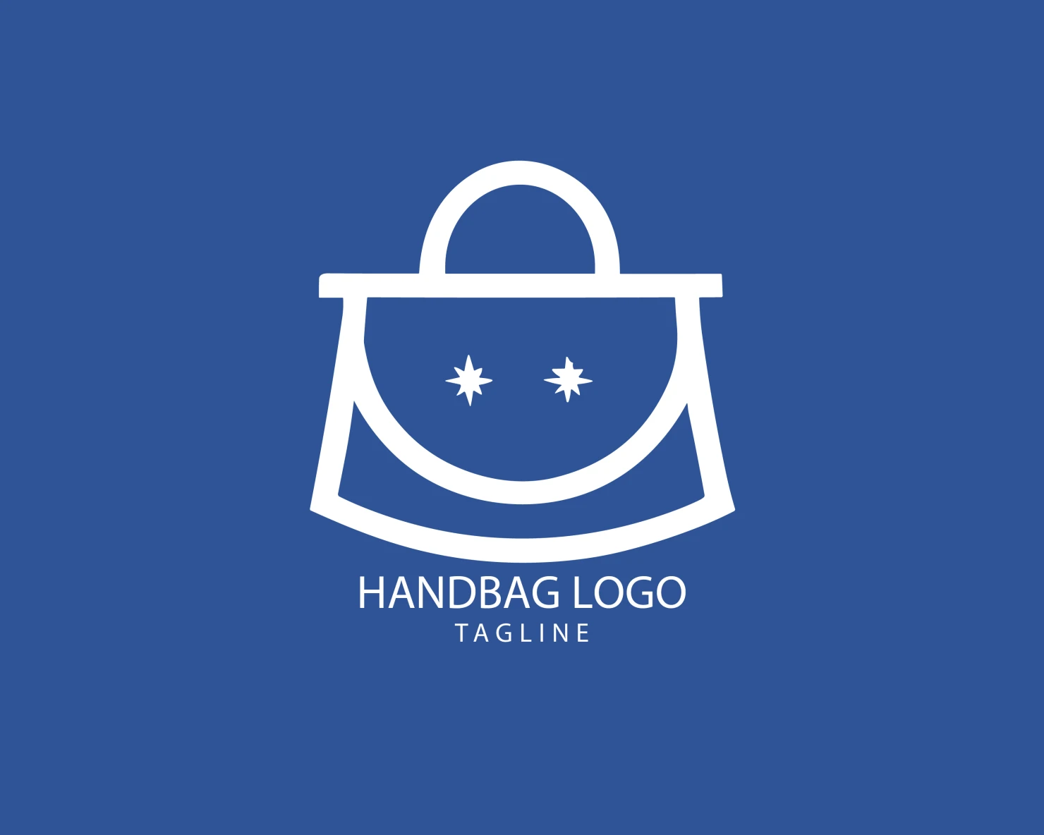 Handbag customizable logo set design #39424
