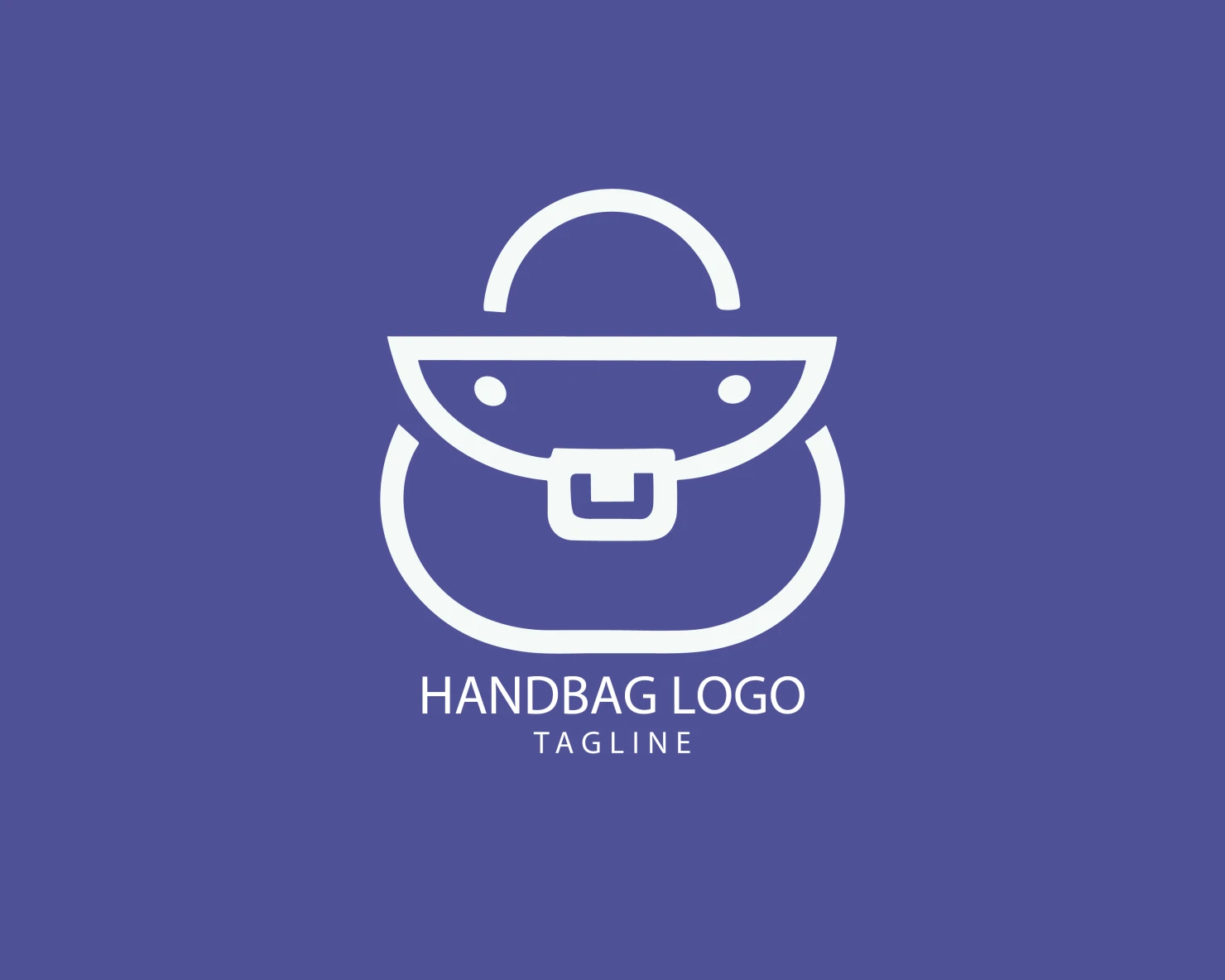 Handbag customizable logo set design #39428