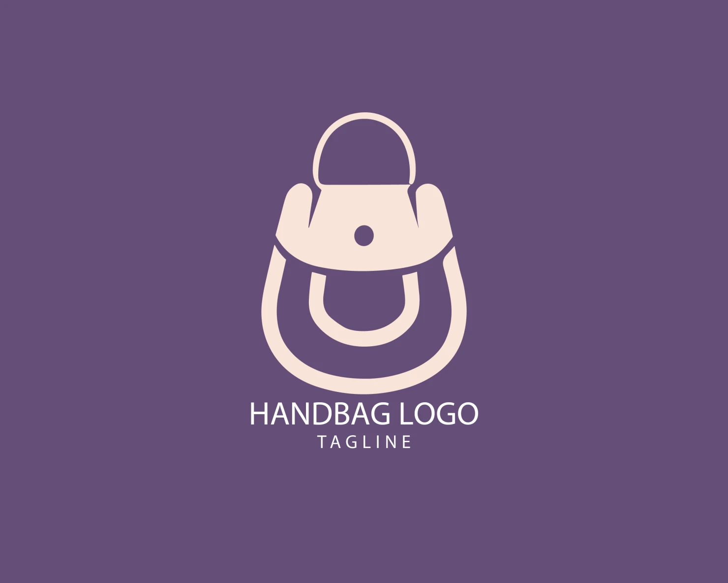 Handbag customizable logo set design #39432