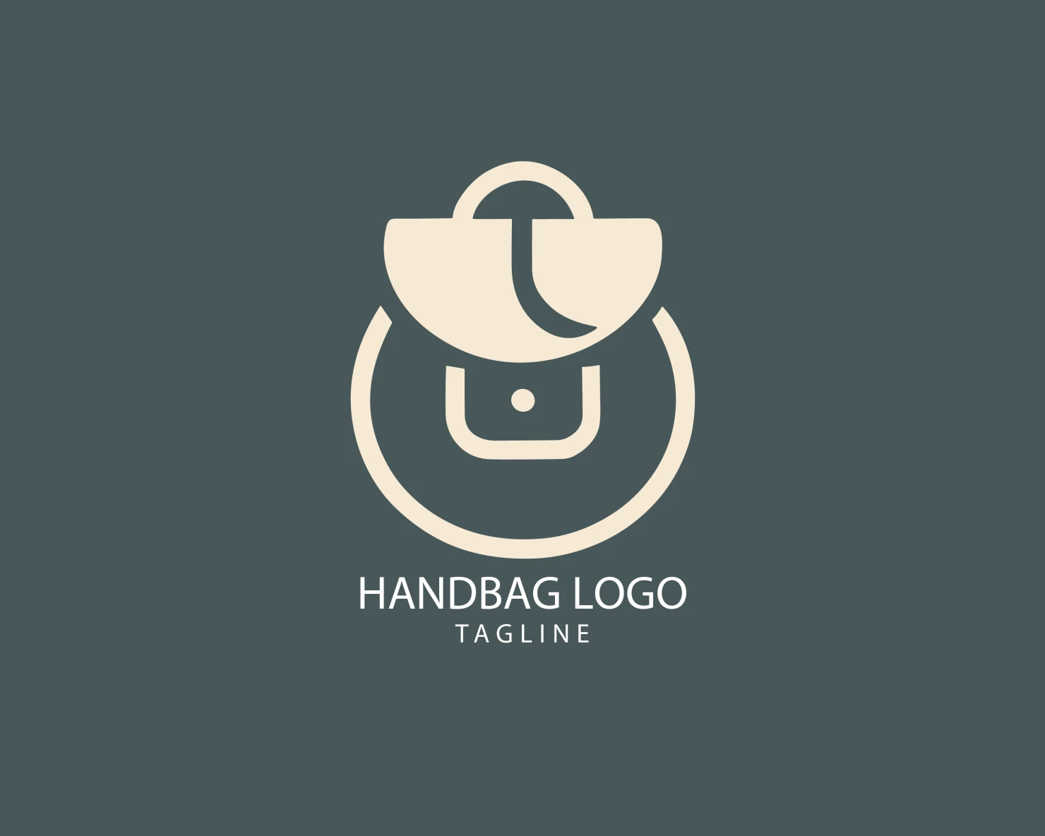 Handbag customizable logo set design #39434