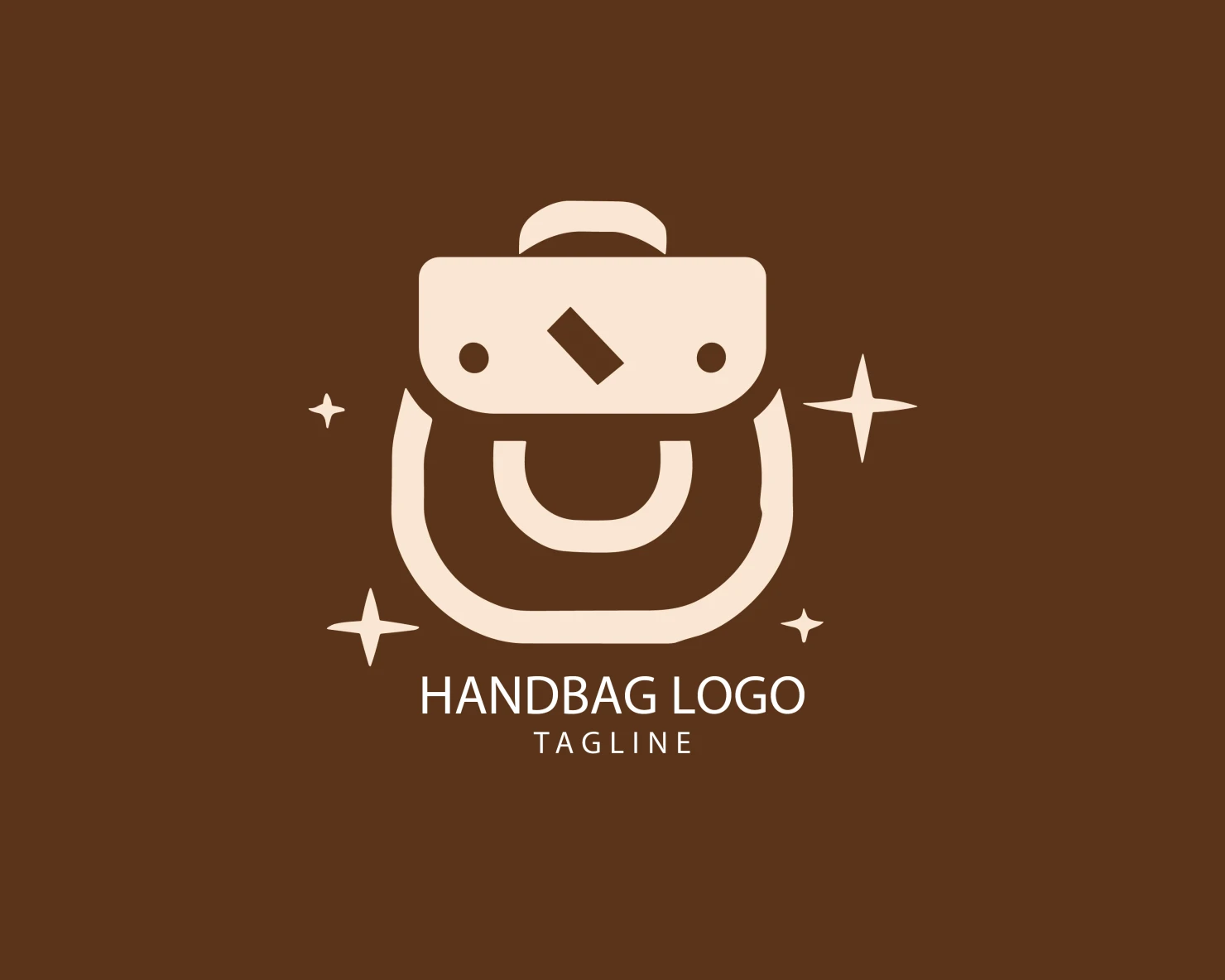 Handbag customizable logo set design #39435