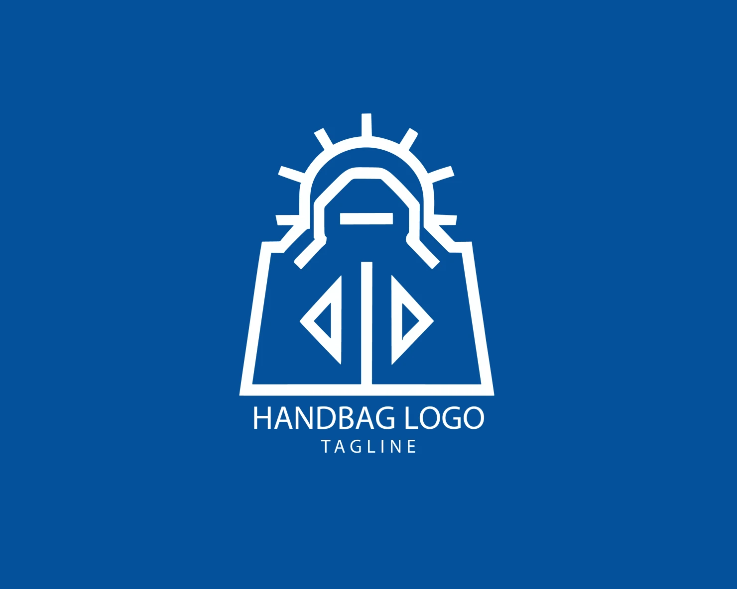 Handbag customizable logo set design #39437
