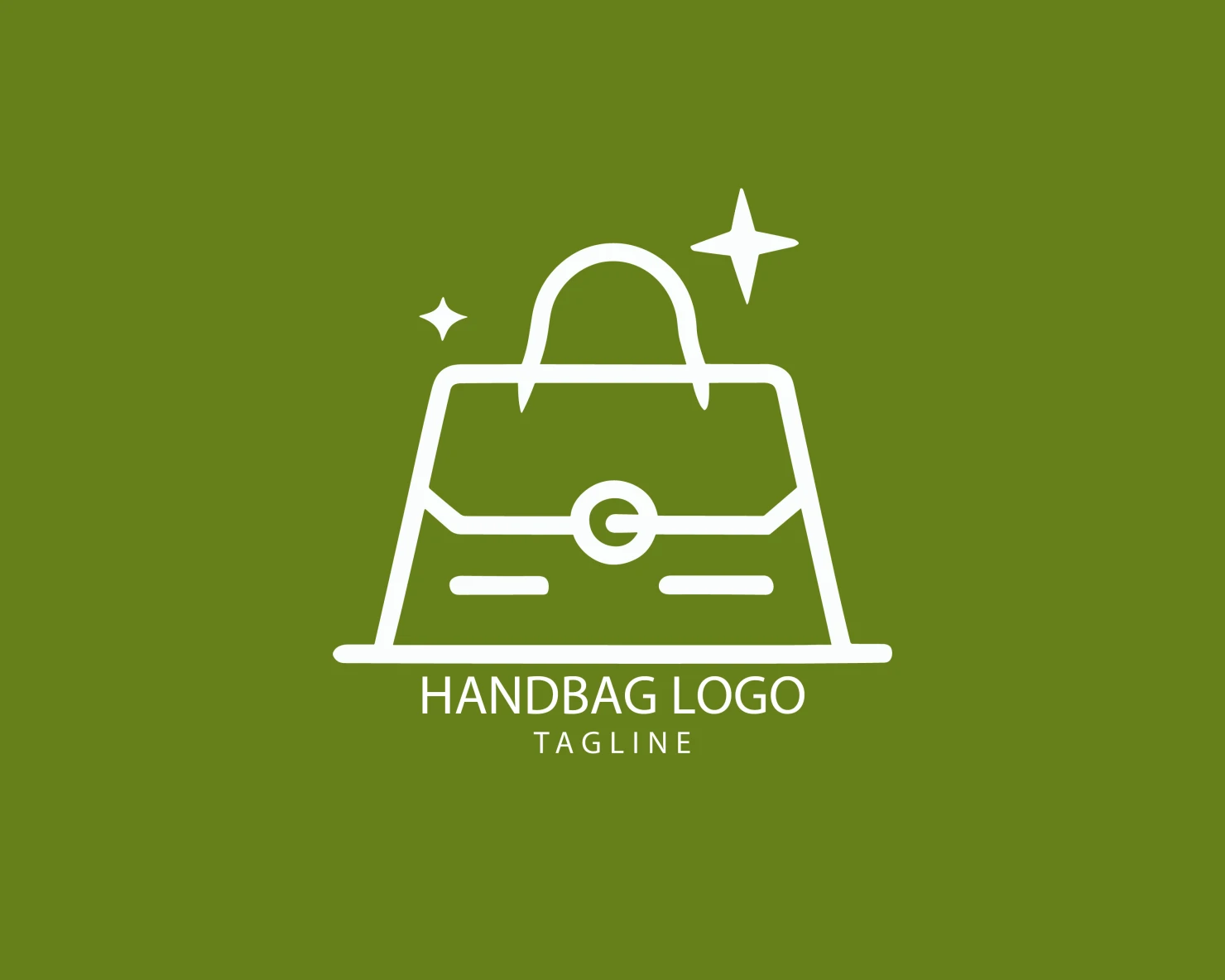 Handbag customizable logo set design #39440
