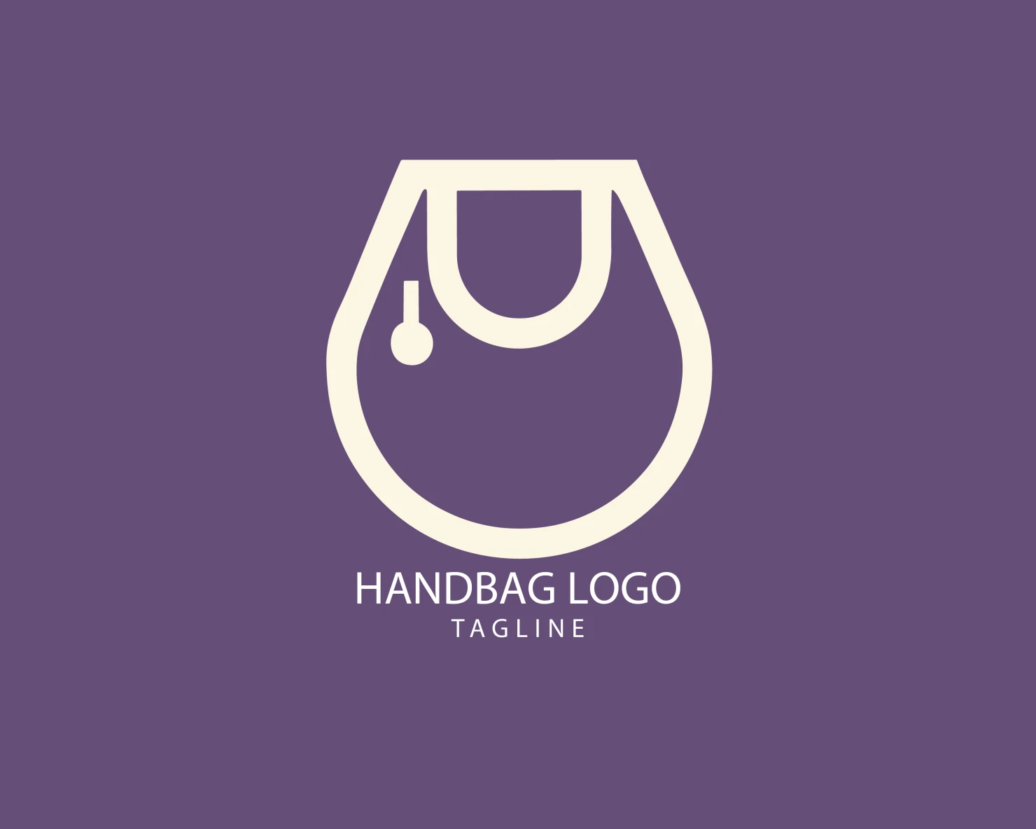 Handbag customizable logo set design #39446