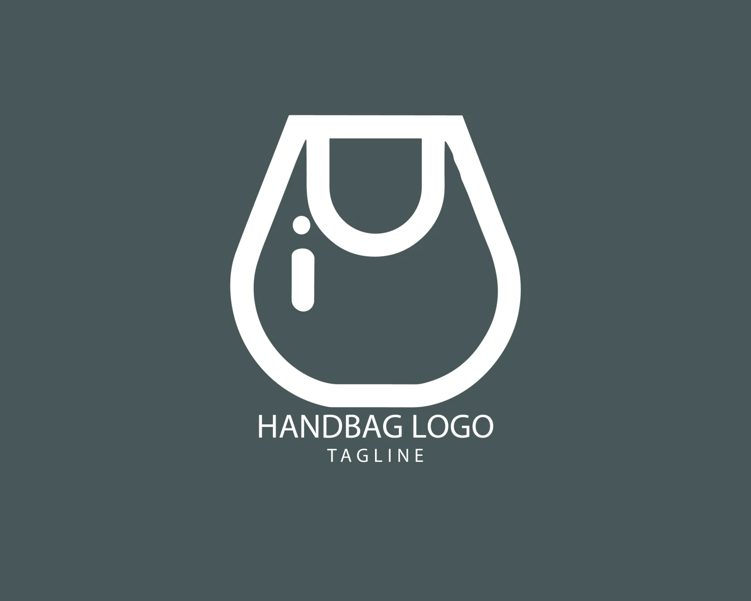 Handbag customizable logo set design #39449