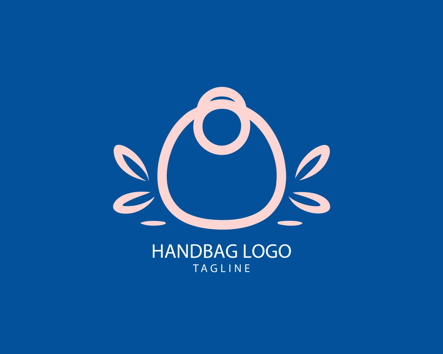 Handbag customizable logo set design #39451