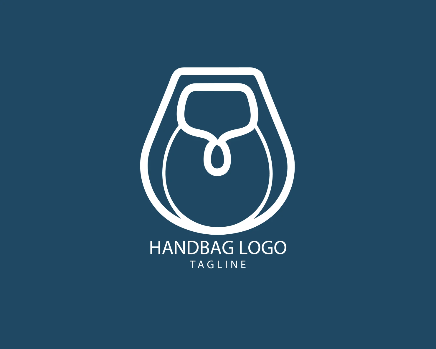 Handbag customizable logo set design #39452