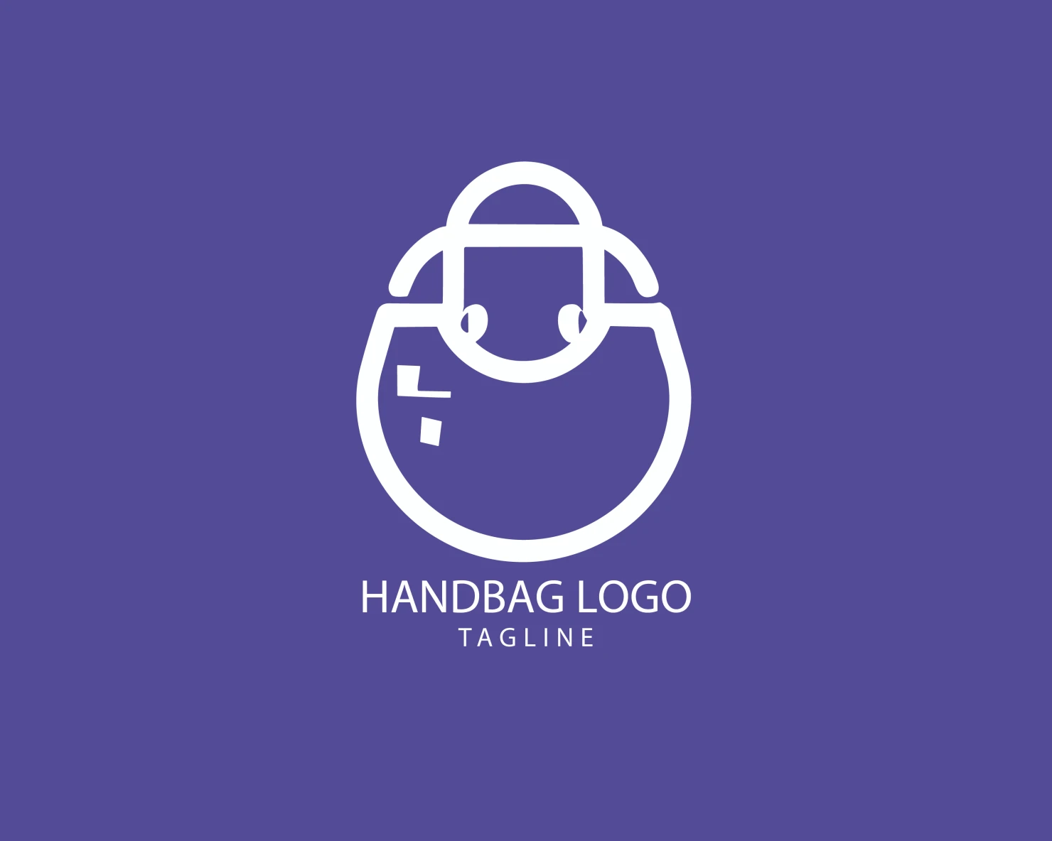 Handbag customizable logo set design #39453