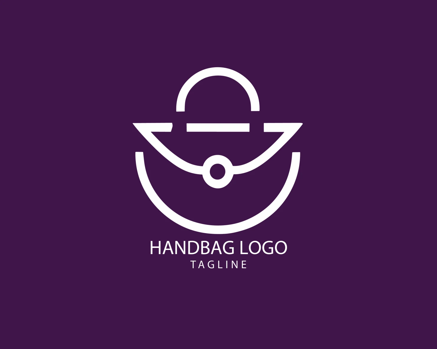 Handbag customizable logo set design #39455