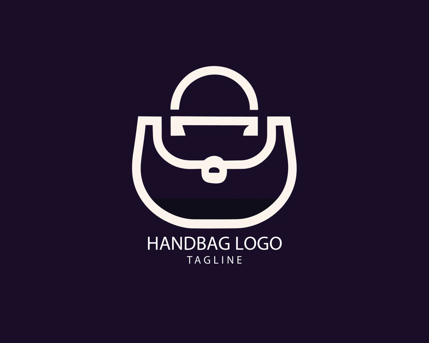 Handbag customizable logo set design #39456