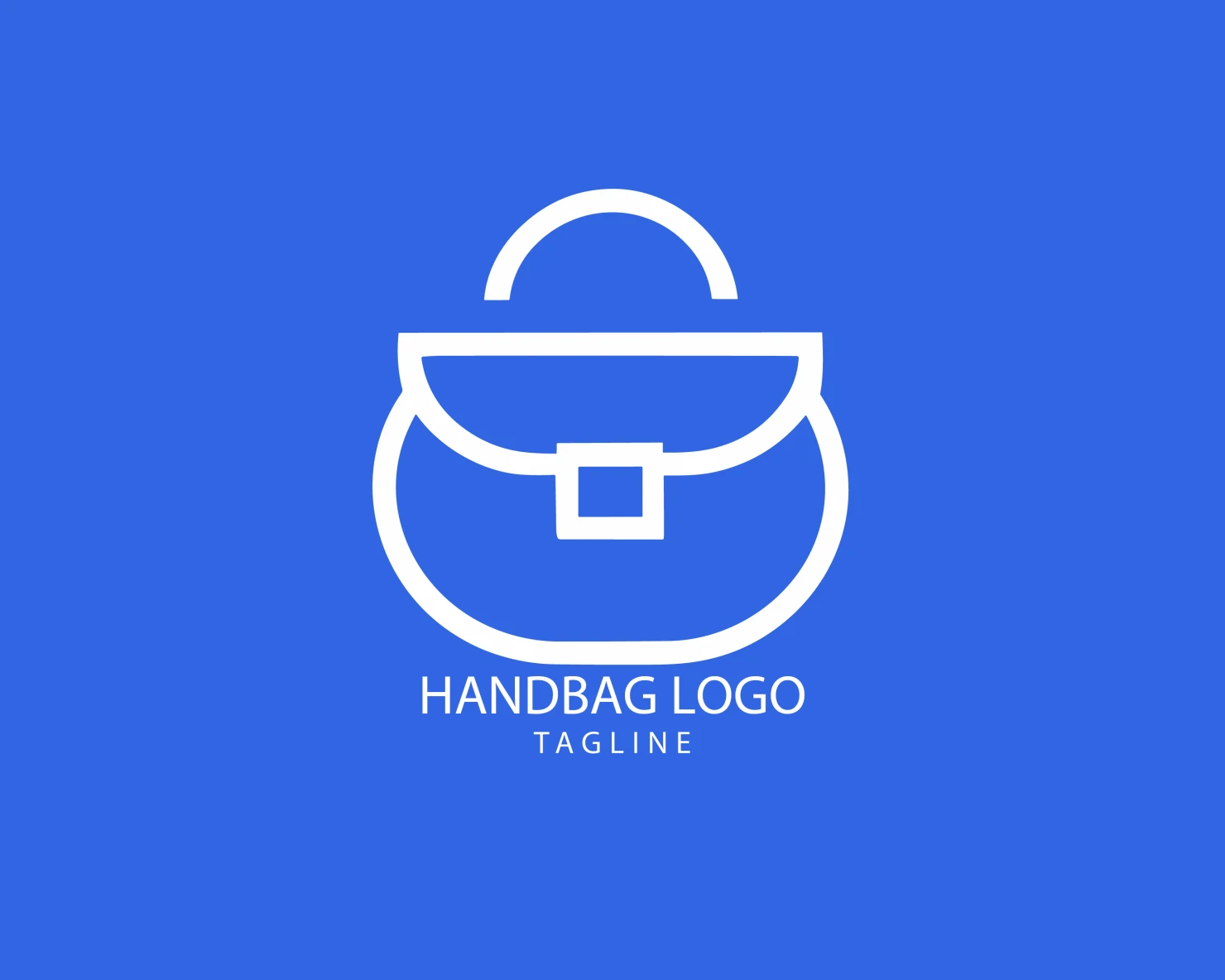 Handbag customizable logo set design #39457