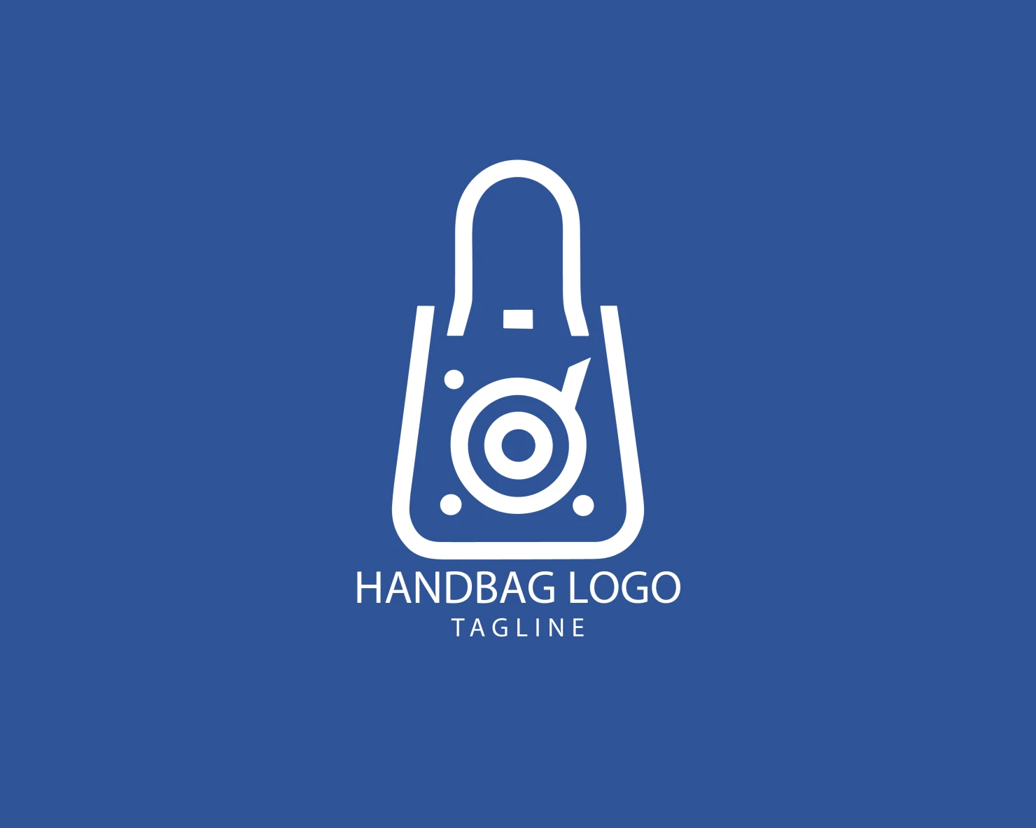 Handbag customizable logo set design #39459