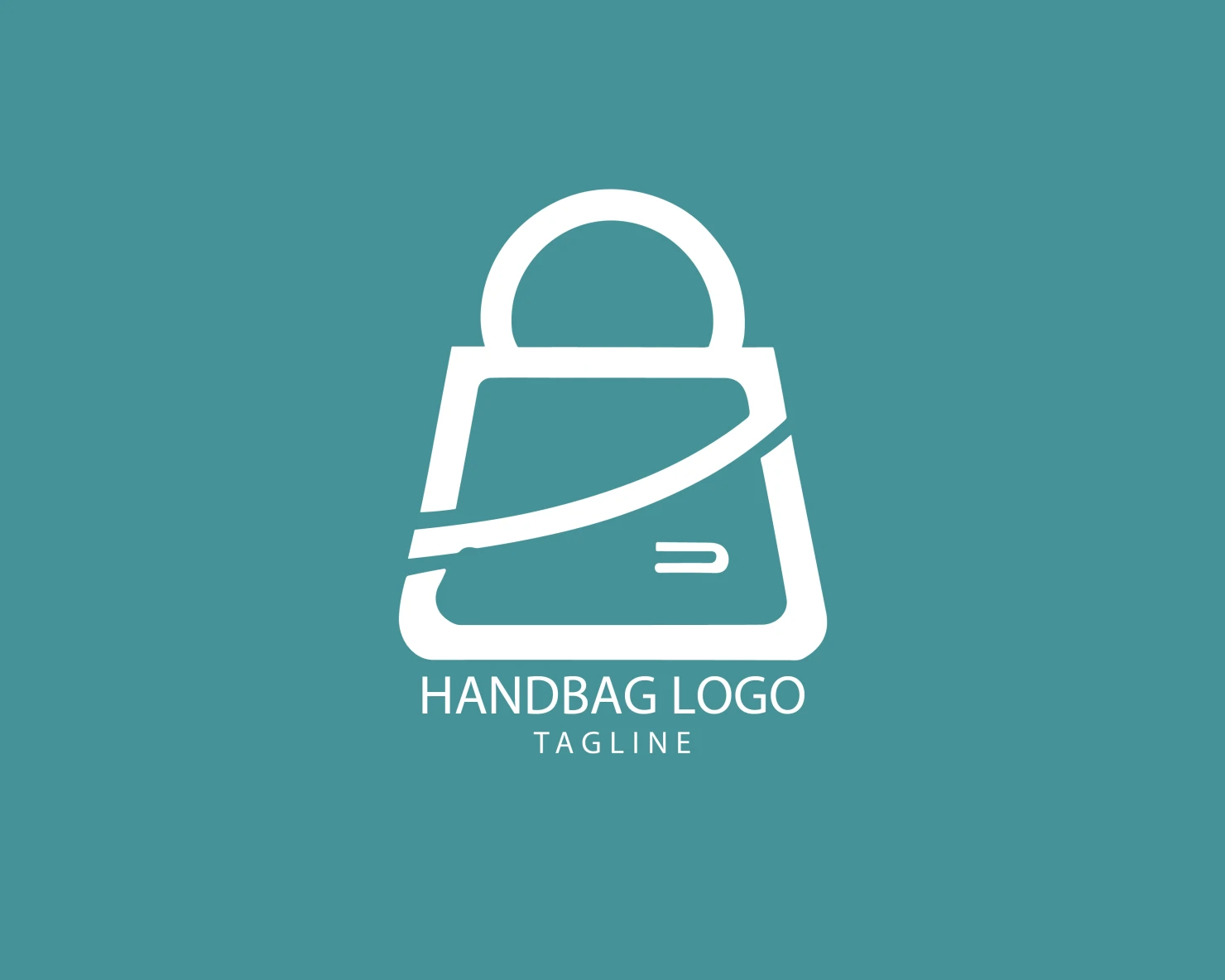 Handbag customizable logo set design #39461