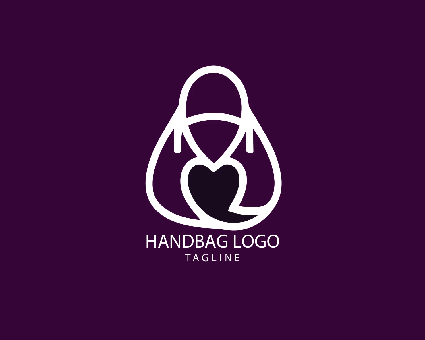 Handbag customizable logo set design #39463