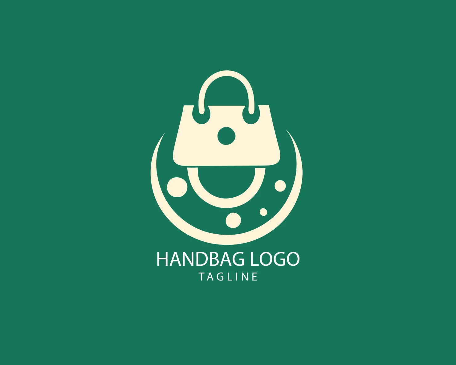 Handbag customizable logo set design #39465