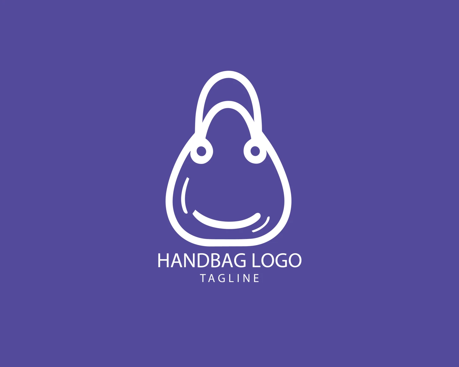 Handbag customizable logo set design #39473