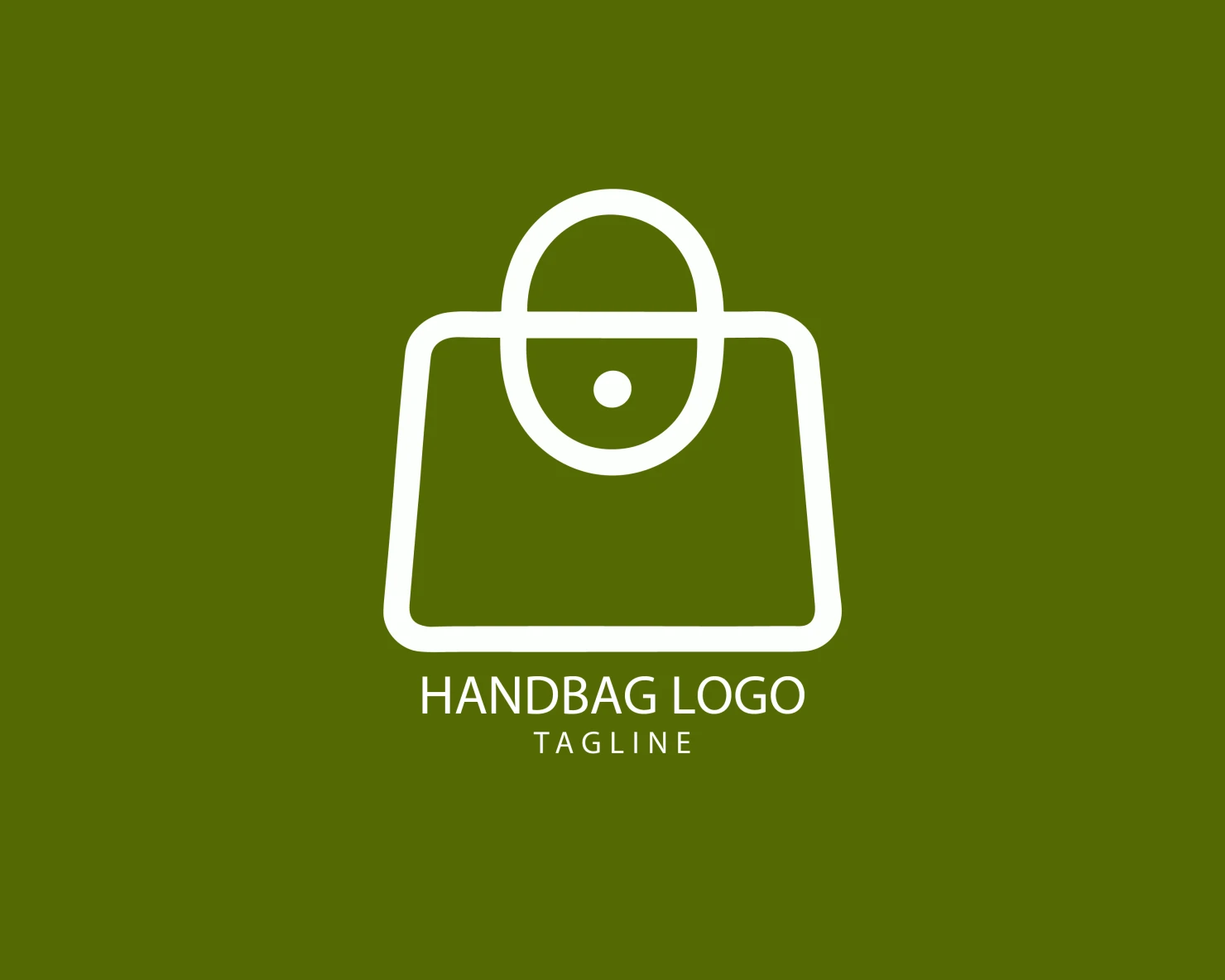 Handbag customizable logo set design #39474