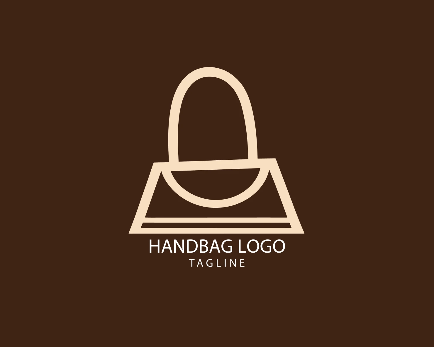 Handbag customizable logo set design #39475