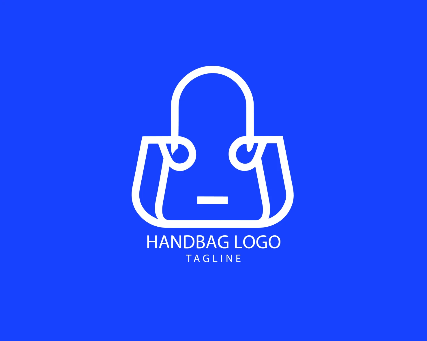 Handbag customizable logo set design #39477