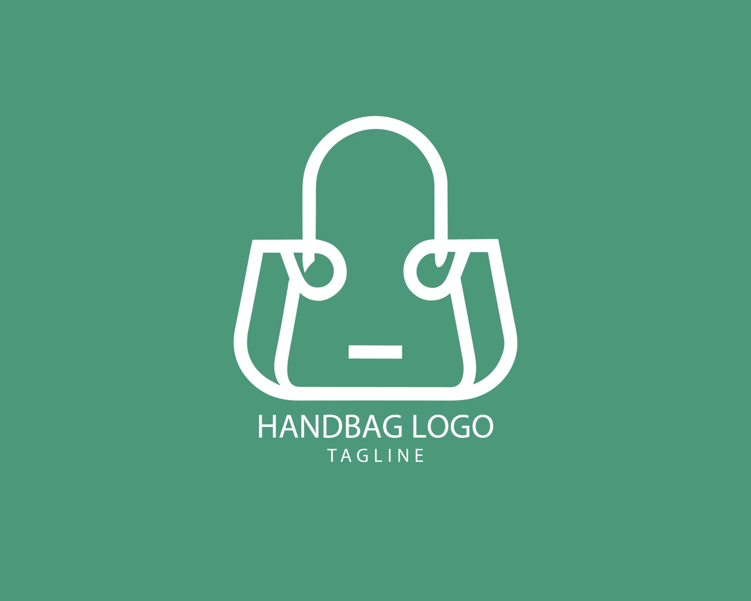 Handbag customizable logo set design #39478