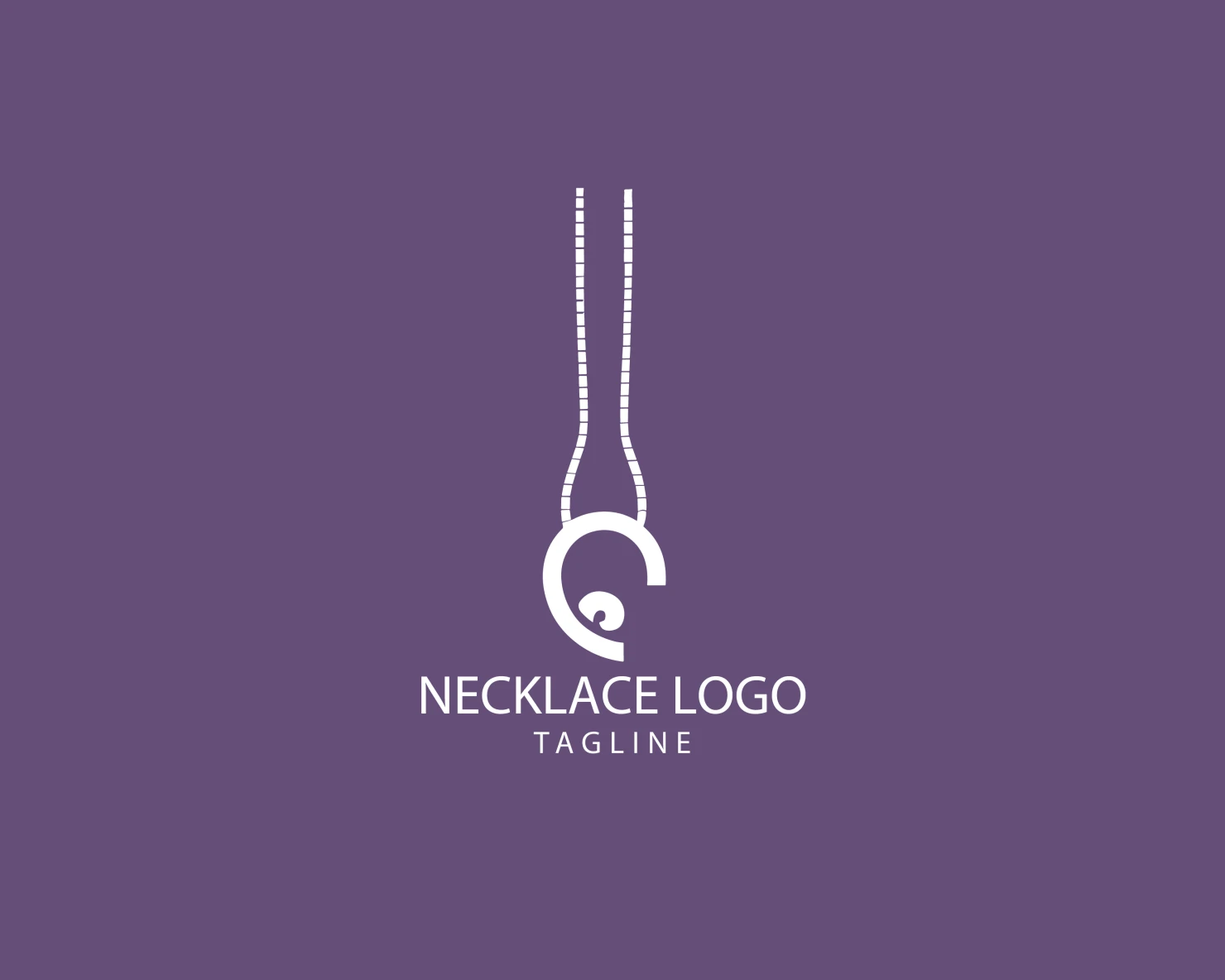 Necklace customizable logo set design #39484