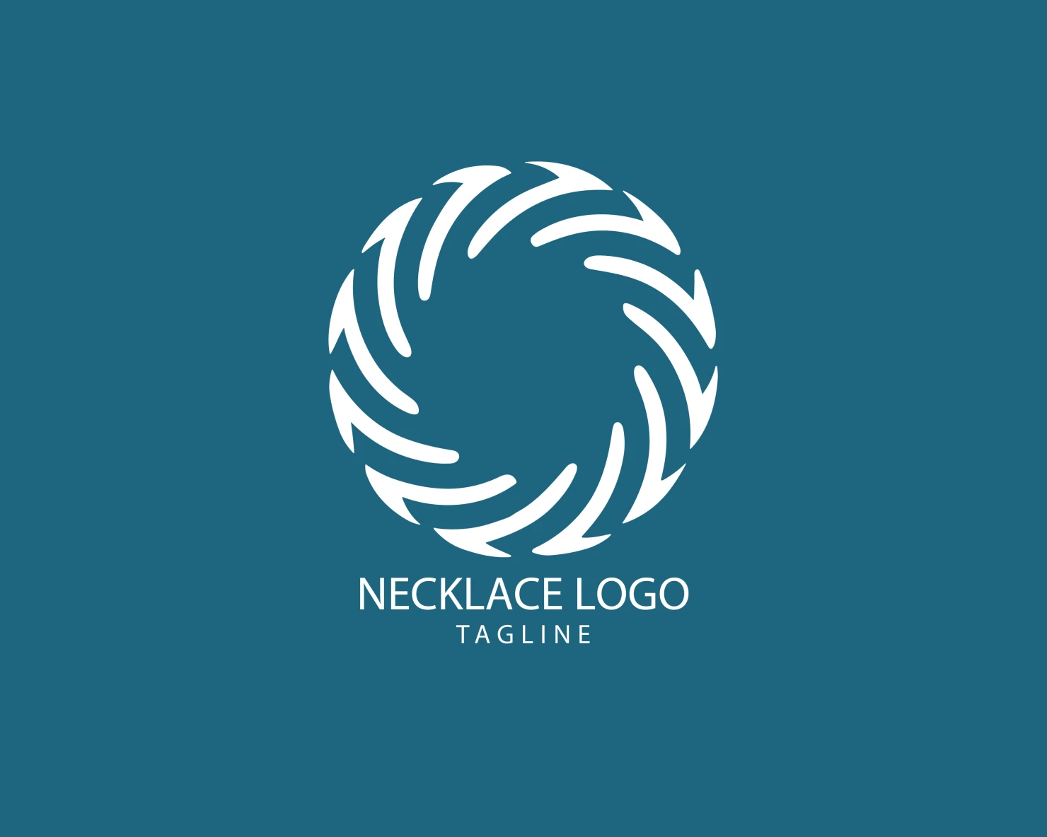 Necklace customizable logo set design #39485
