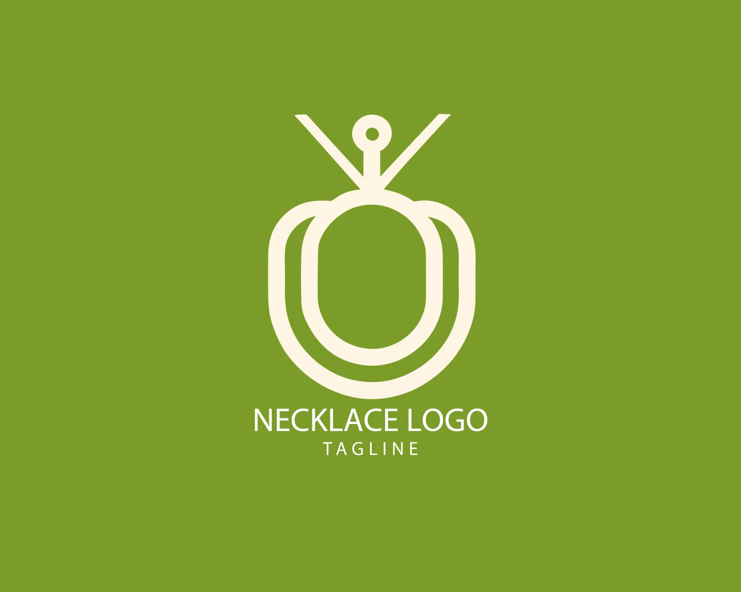 Necklace customizable logo set design #39488