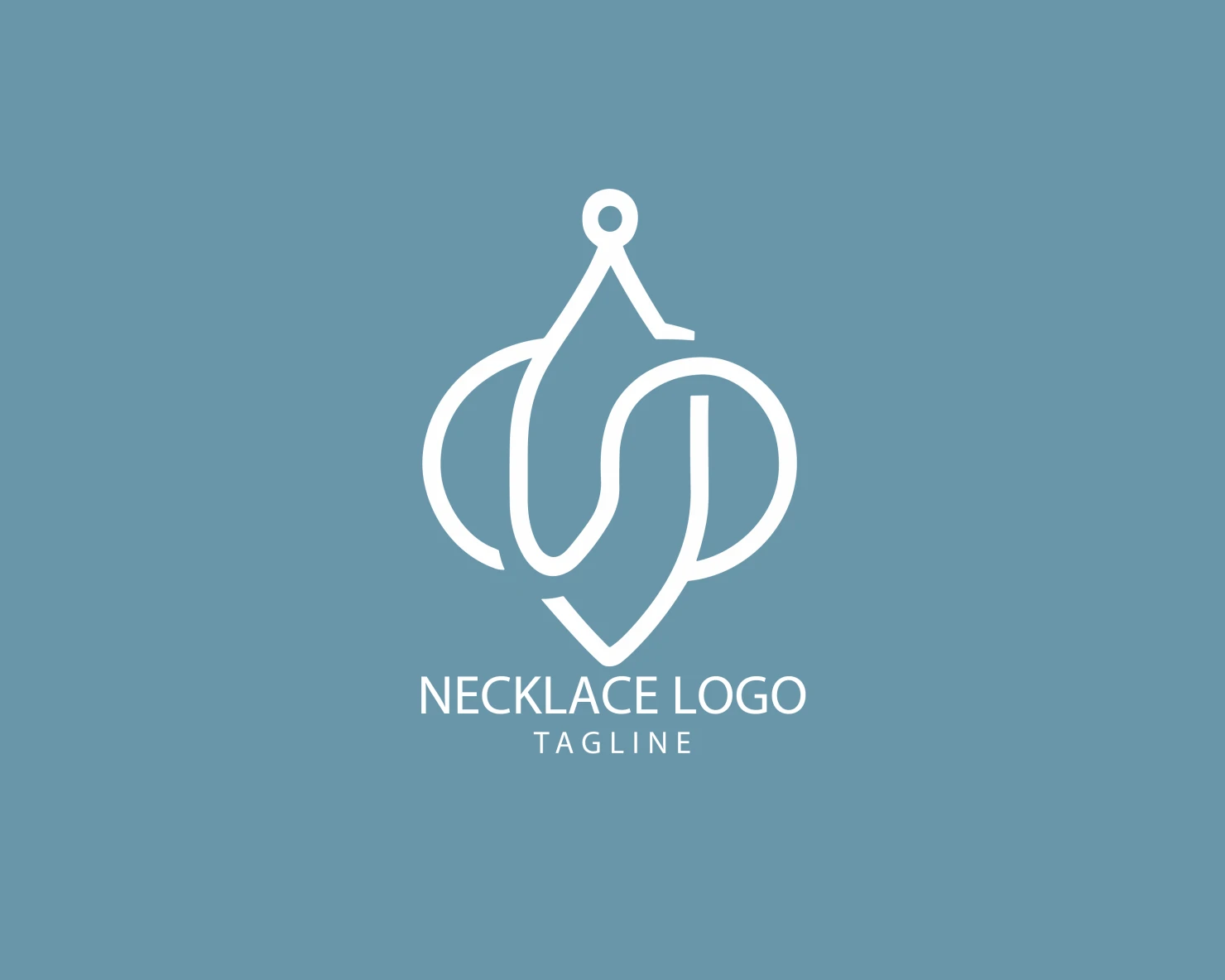 Necklace customizable logo set design #39489