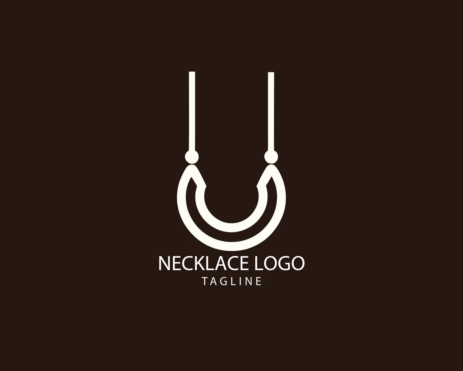 Necklace customizable logo set design #39490