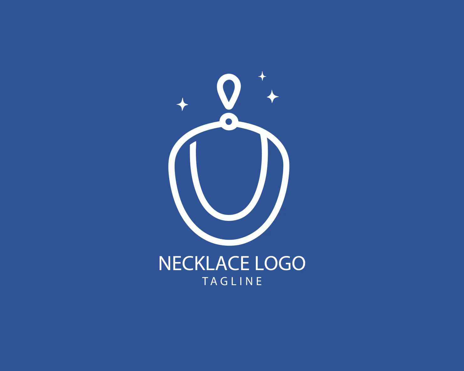 Necklace customizable logo set design #39491