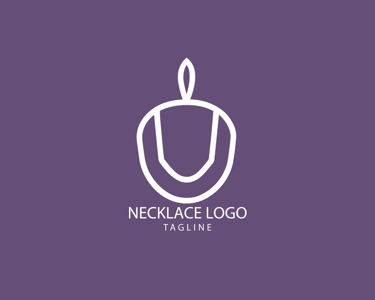 Necklace customizable logo set design #39492