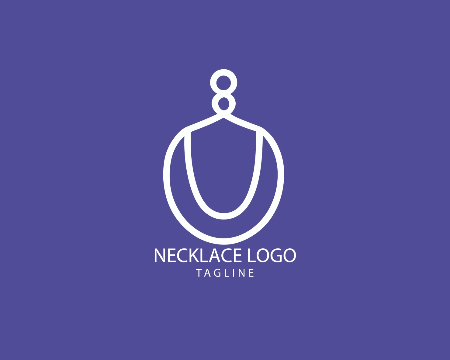 Necklace customizable logo set design #39494