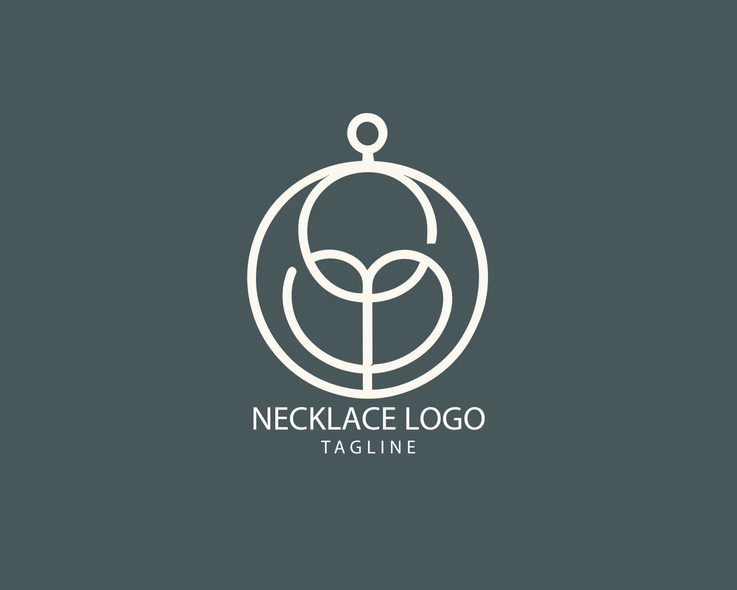 Necklace customizable logo set design #39495