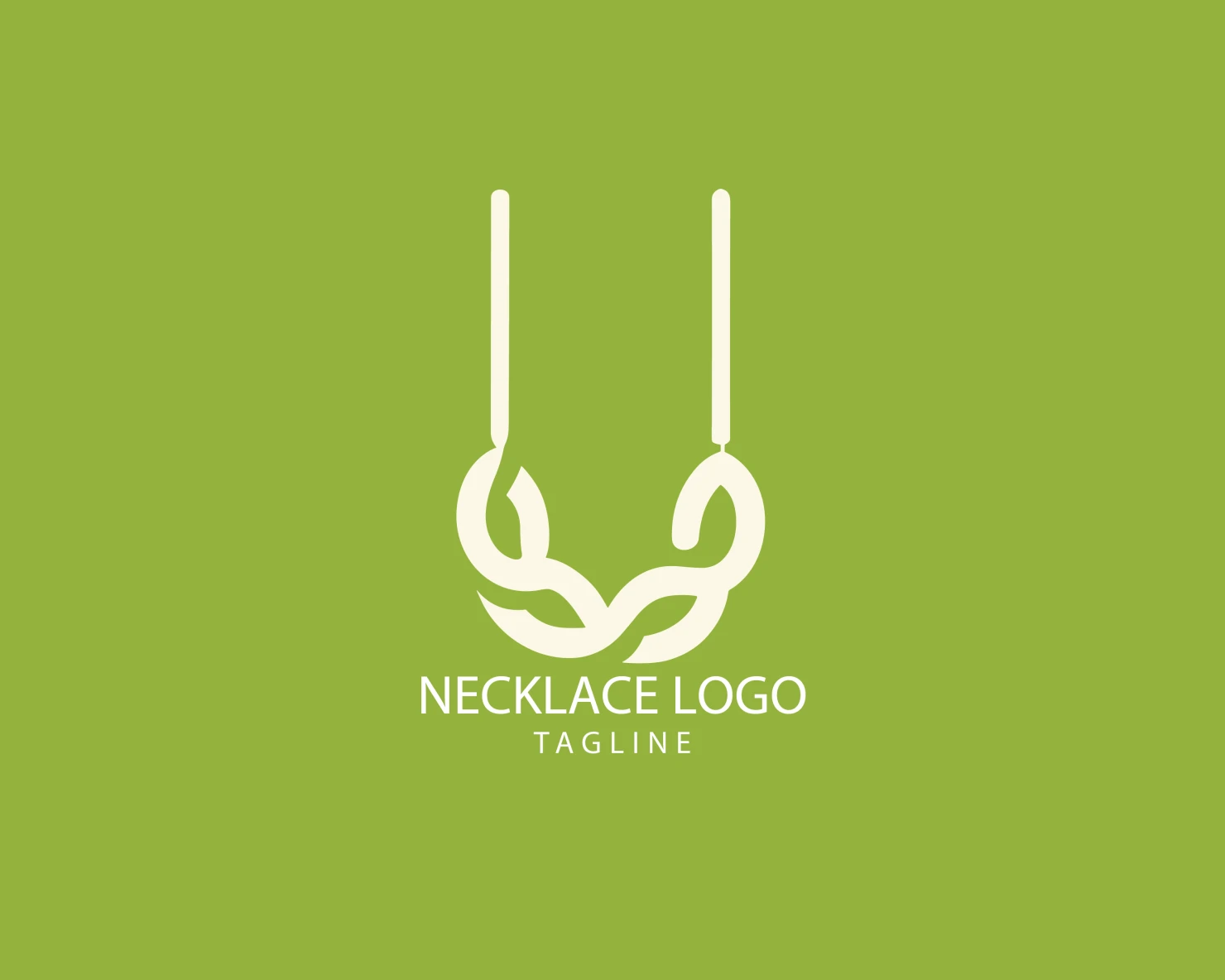 Necklace customizable logo set design #39496