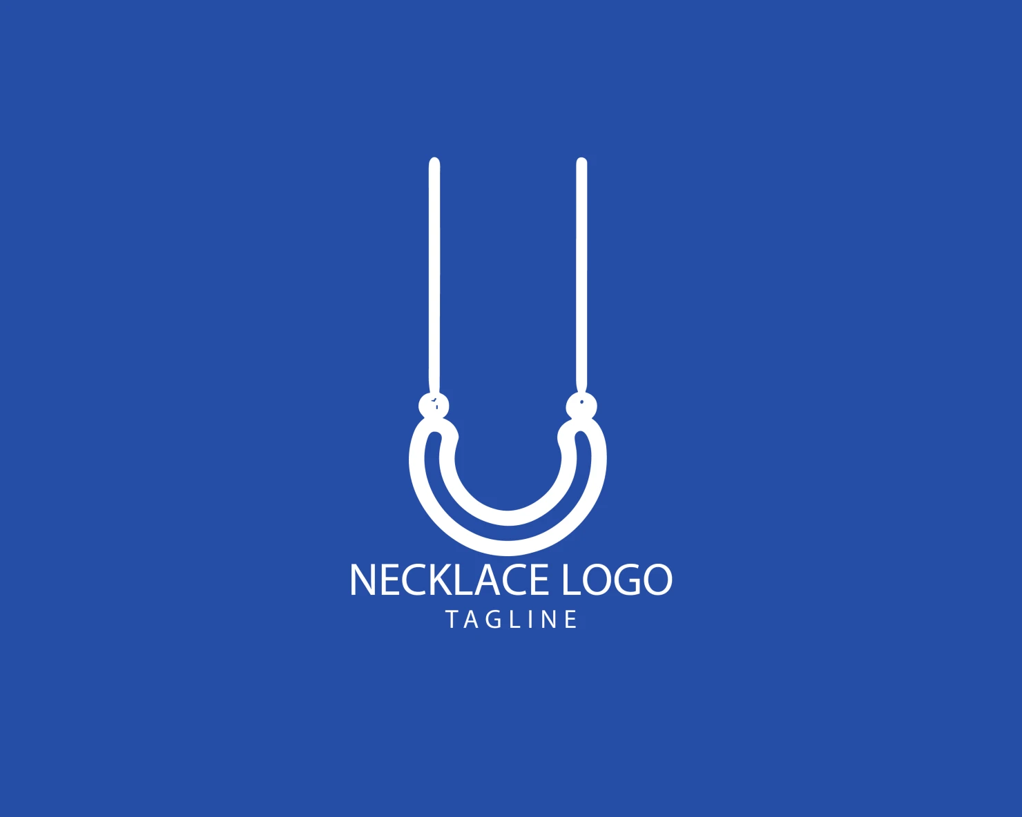 Necklace customizable logo set design #39498