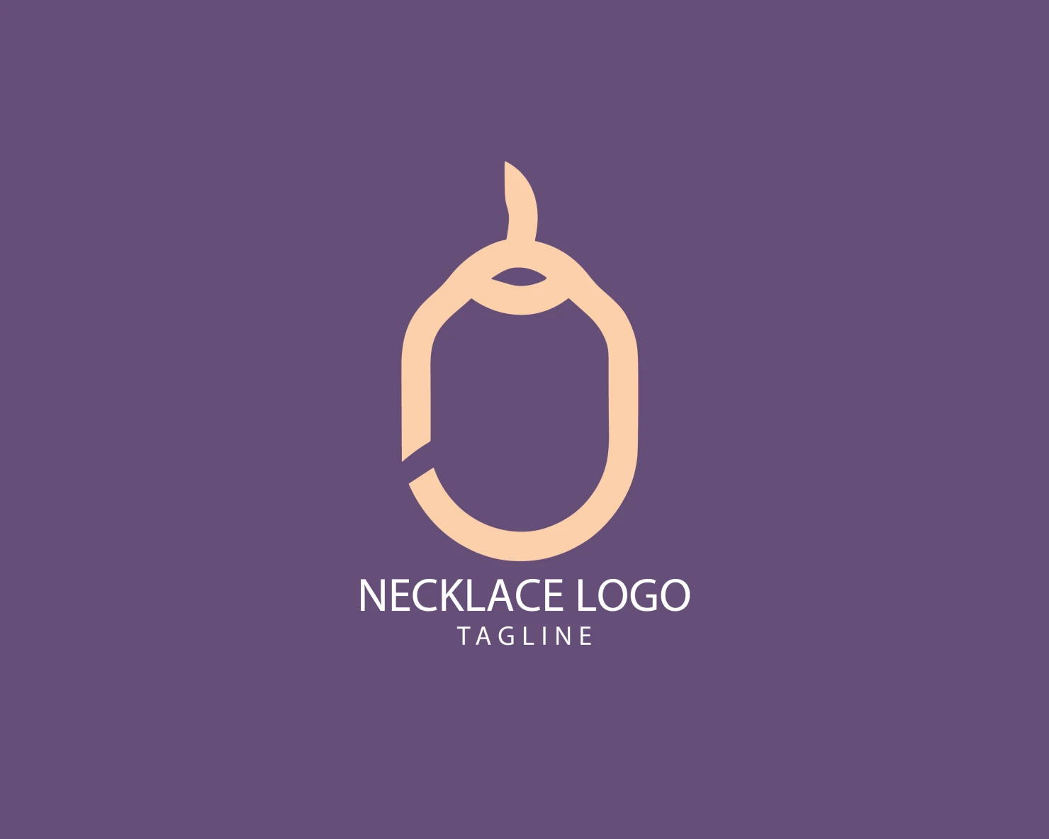 Necklace customizable logo set design #39501