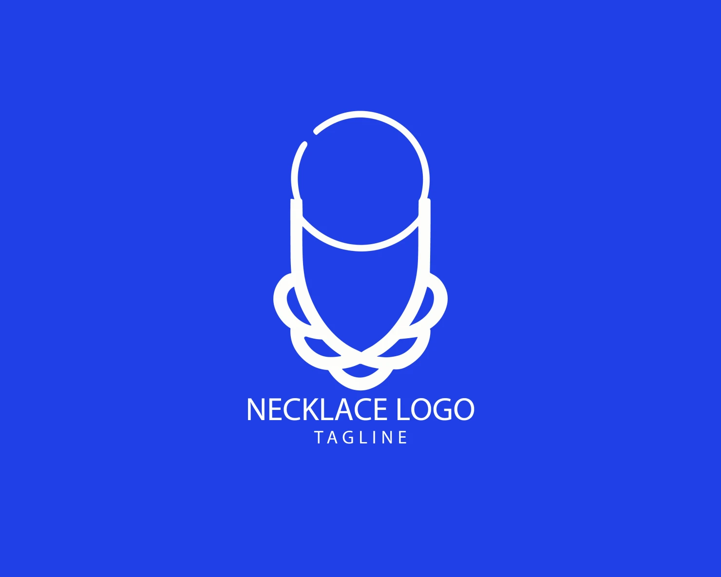 Necklace customizable logo set design #39513