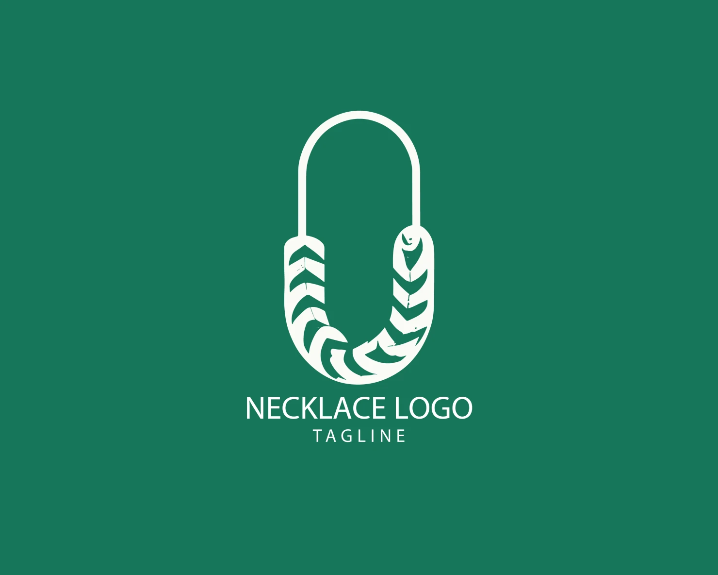 Necklace customizable logo set design #39516