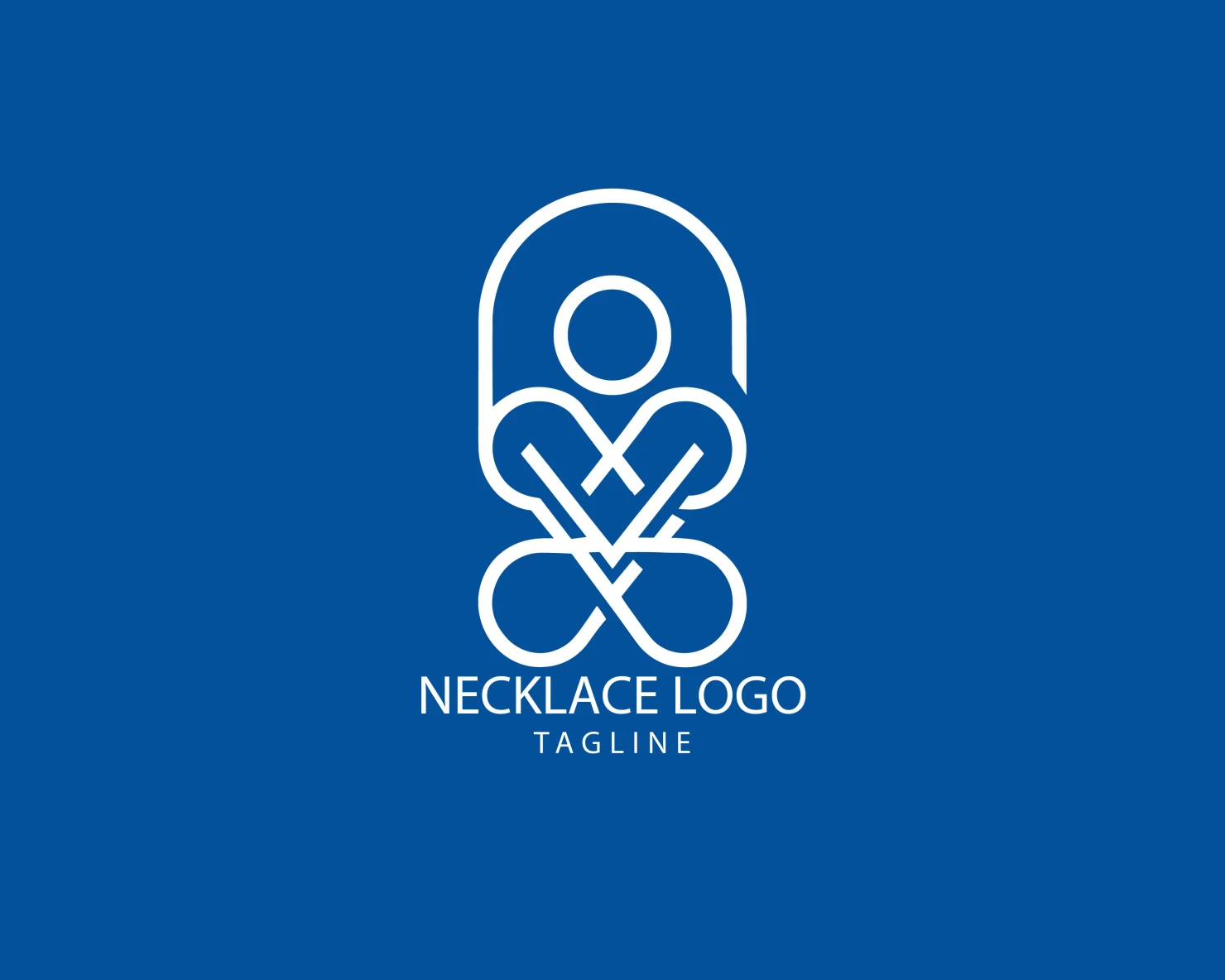 Necklace customizable logo set design #39517