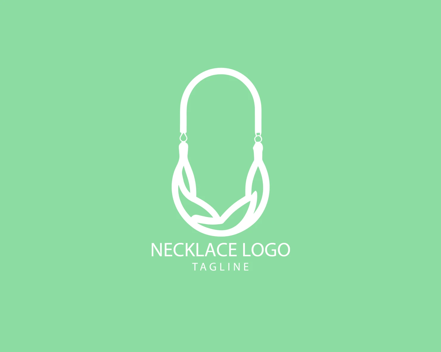 Necklace customizable logo set design #39521