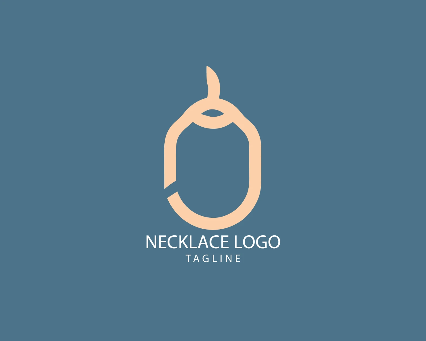 Necklace customizable logo set design #39523