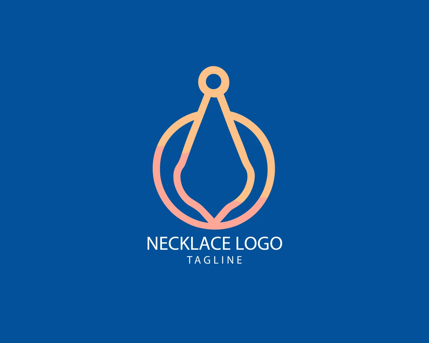 Necklace customizable logo set design #39525