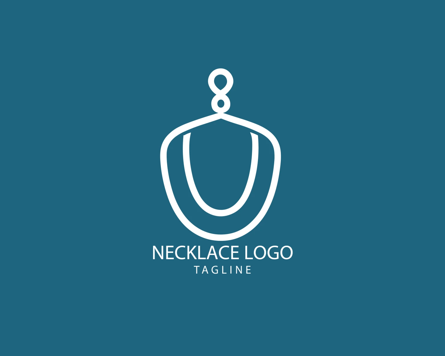 Necklace customizable logo set design #39528